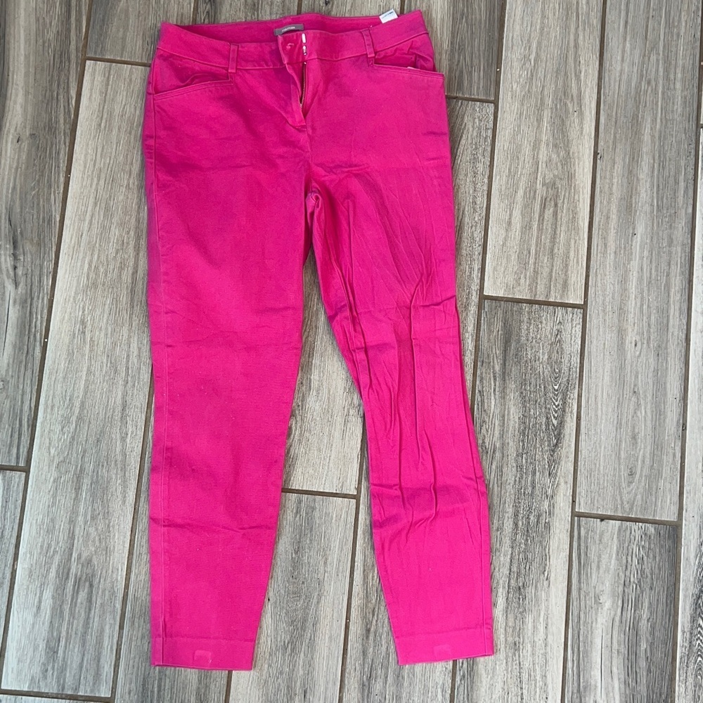 Maurices Women's Pink Straight Leg Jeans